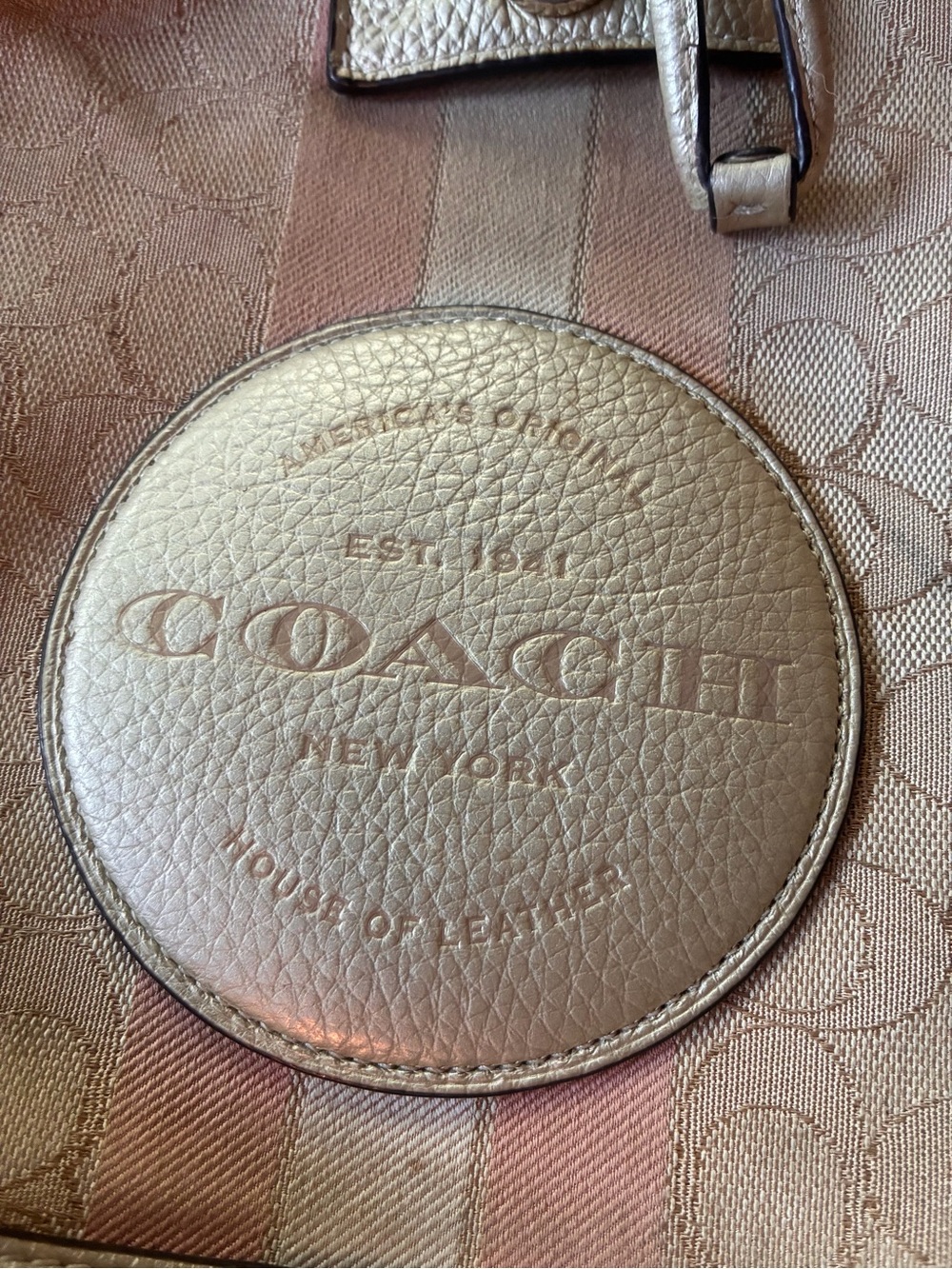Coach Dempsey Backpack Metallic - Picture 12 of 12